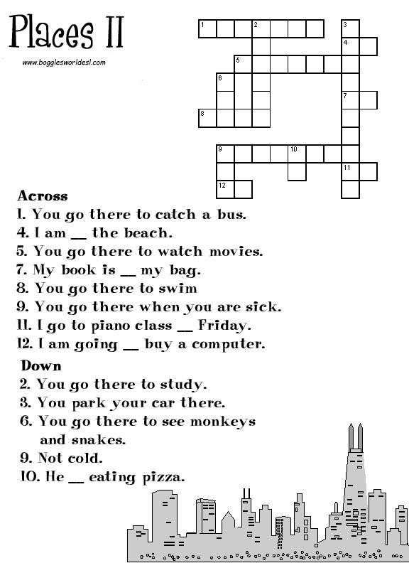 guide around the place crossword