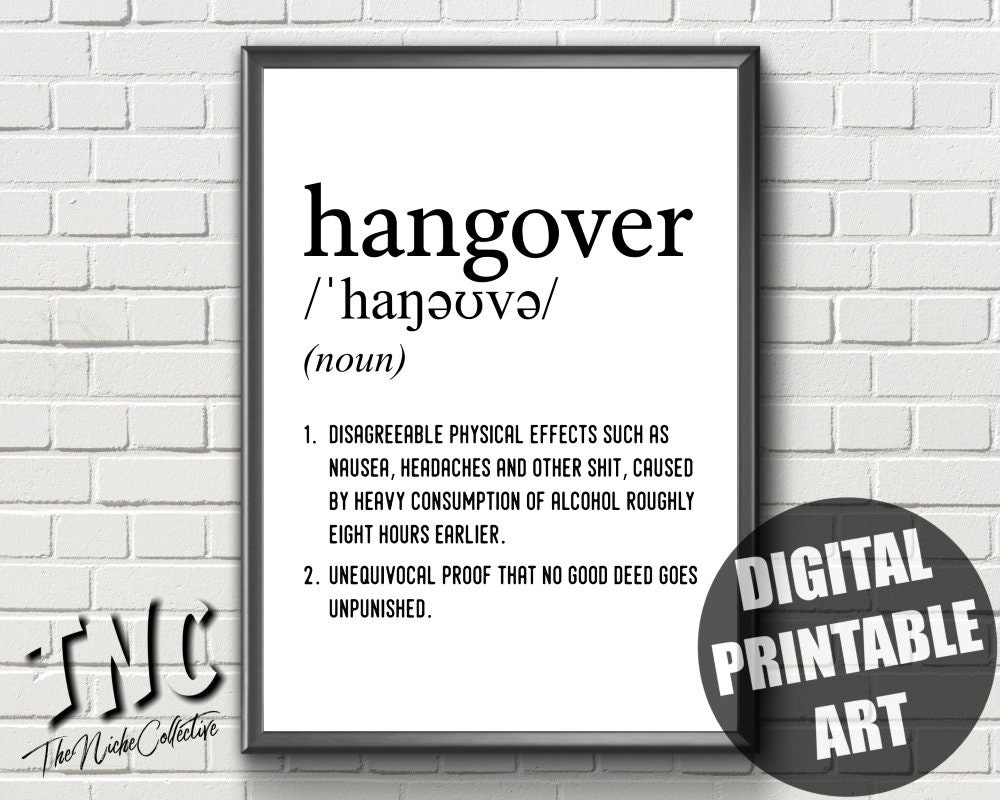 hangover dictionary
