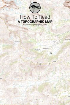 how to read a topographic map pdf