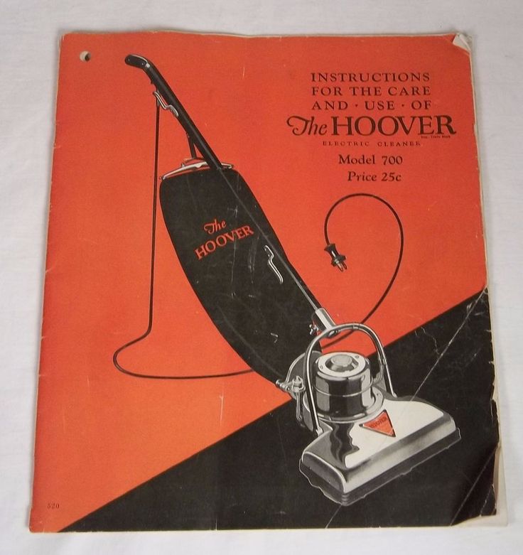 first manual vacuum cleaner