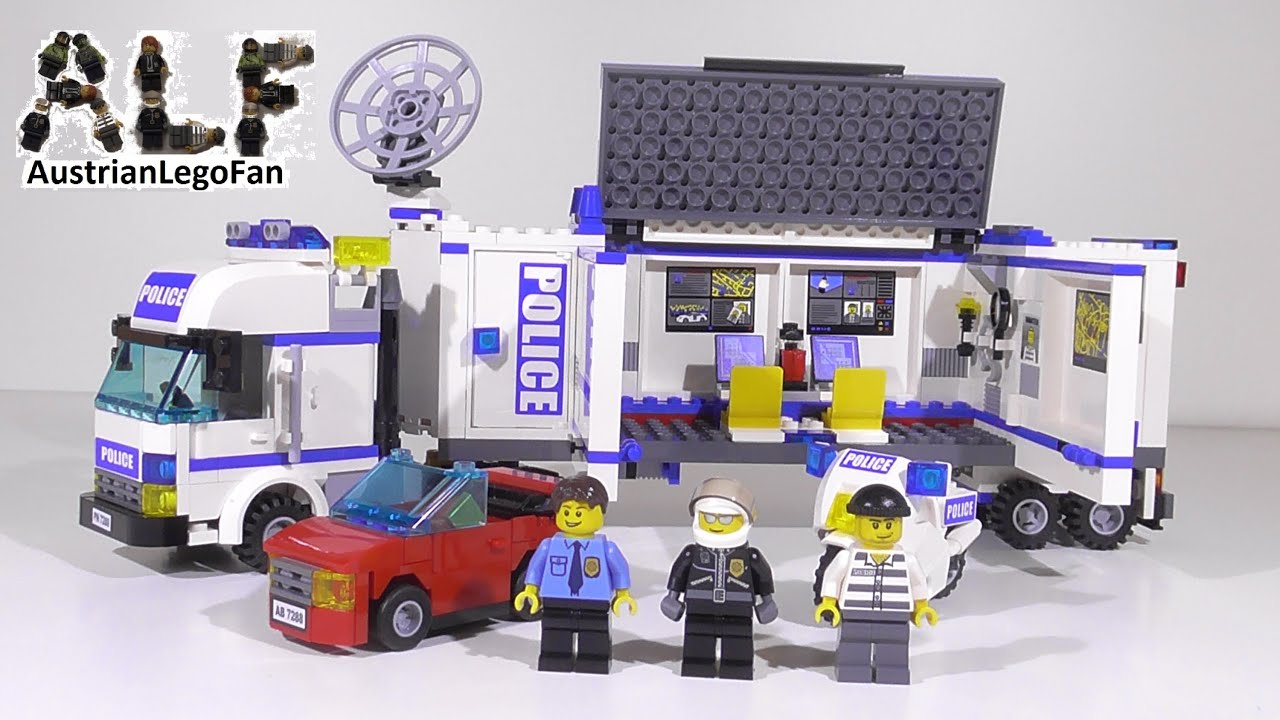 lego police truck instructions 7288