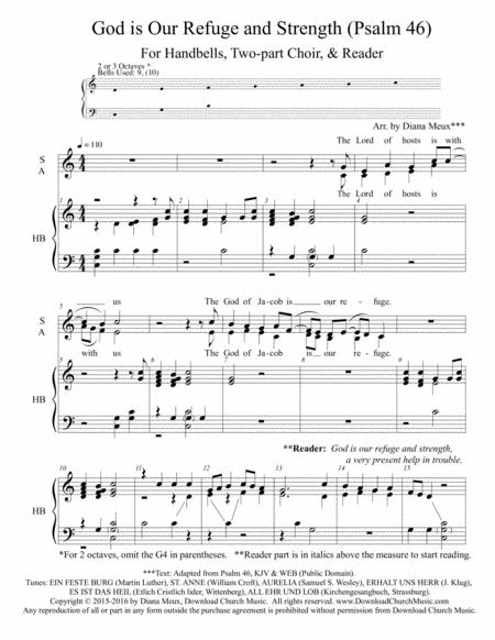 god is our strength and refuge dambusters sheet music pdf