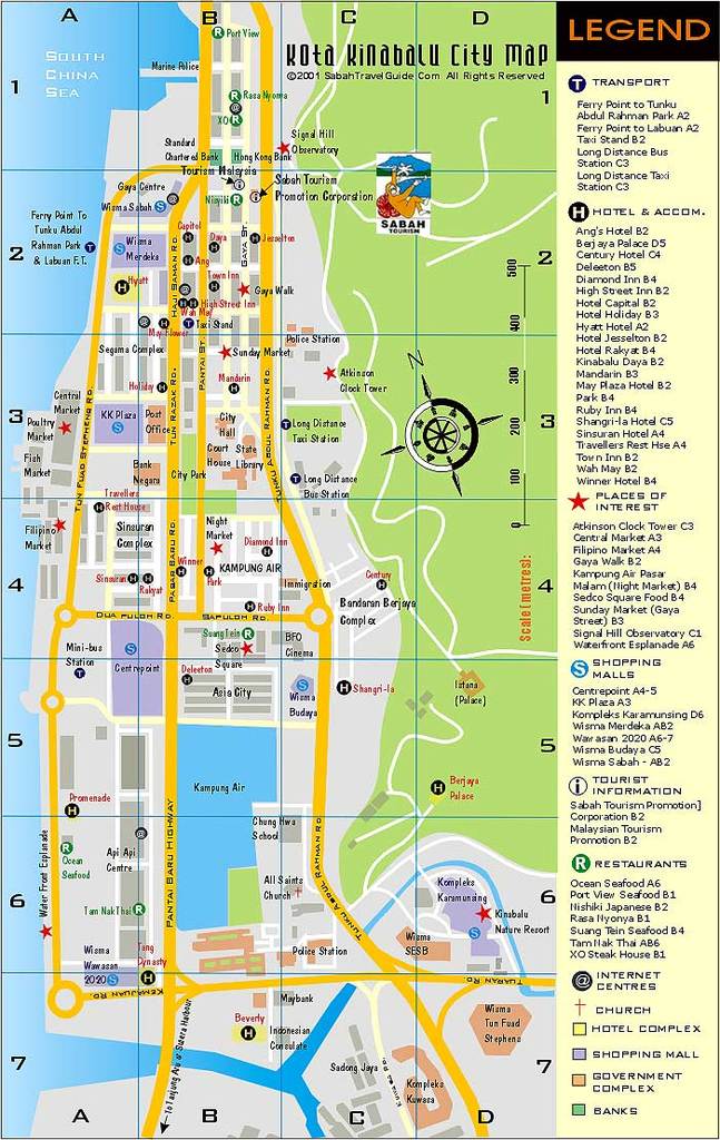 kota kinabalu map pdf