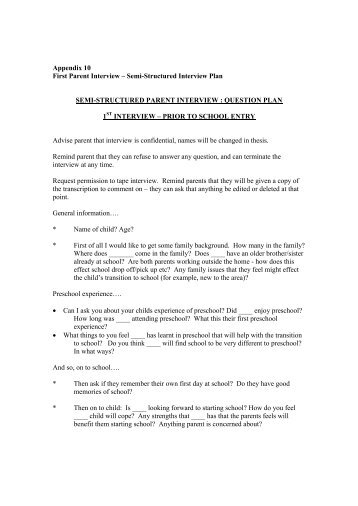 ethnographic interview questions pdf