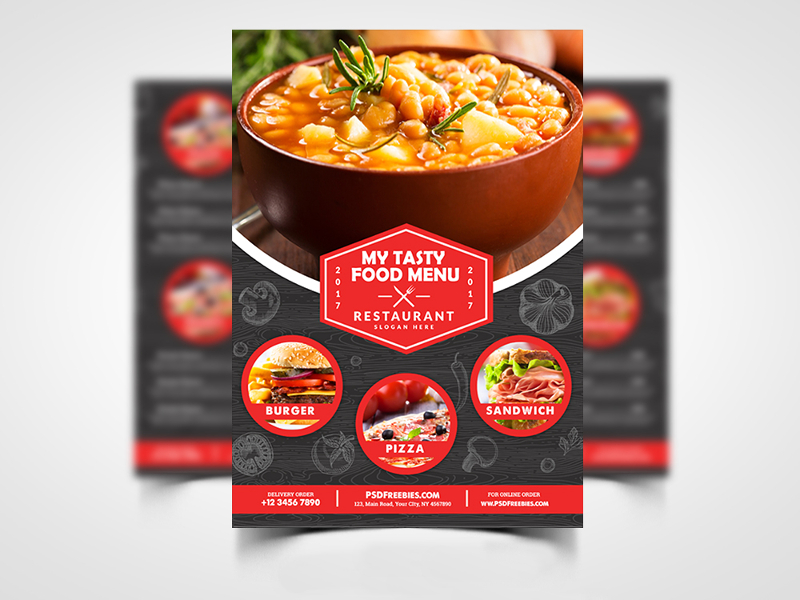 flyers sample for food