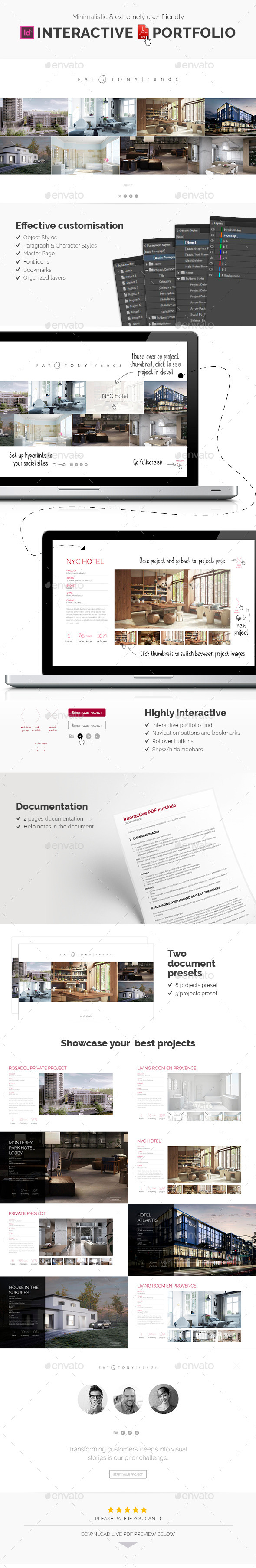 graphic design portfolio pdf template free download
