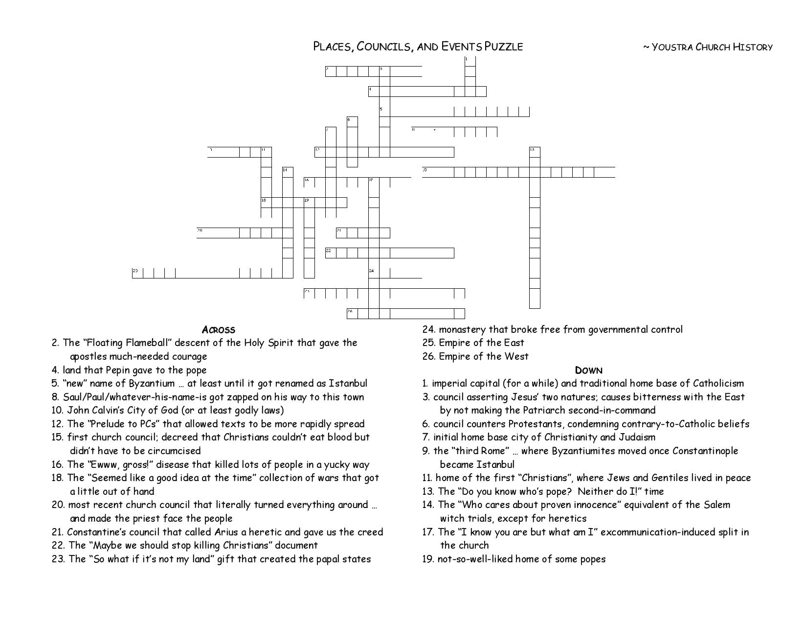 guide crossword