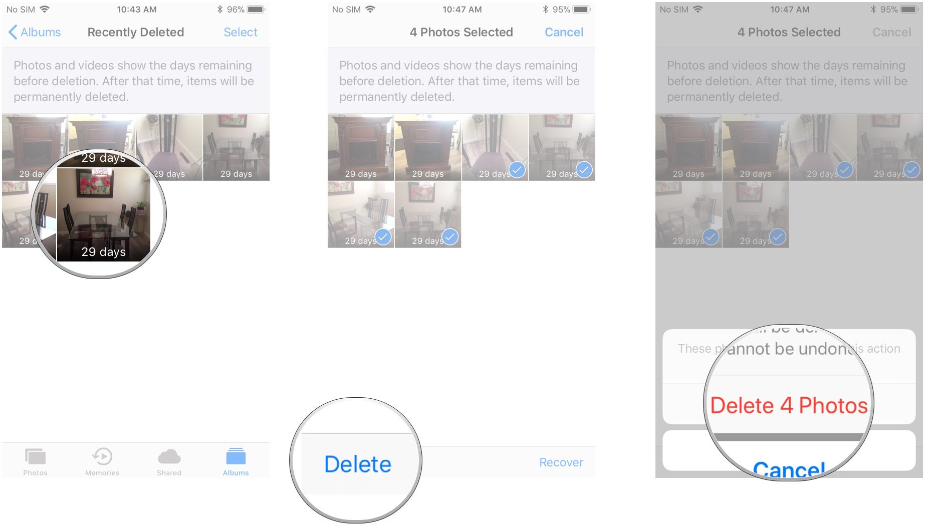 how to delete pdf photos on your phone