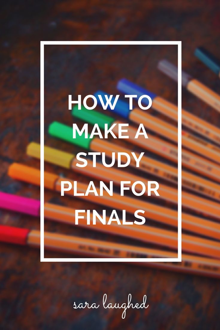 how to make a study guide for college students