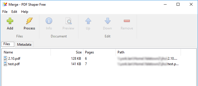 how to split a pdf windows