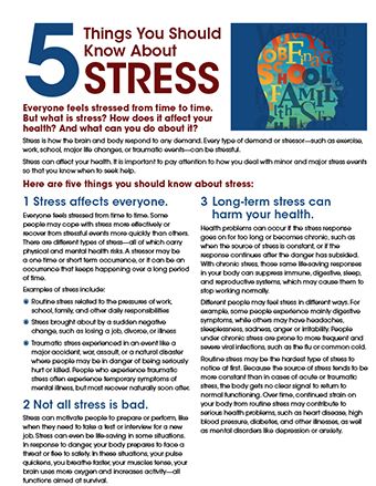 importance of stress management pdf