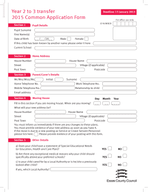 ird number application form child