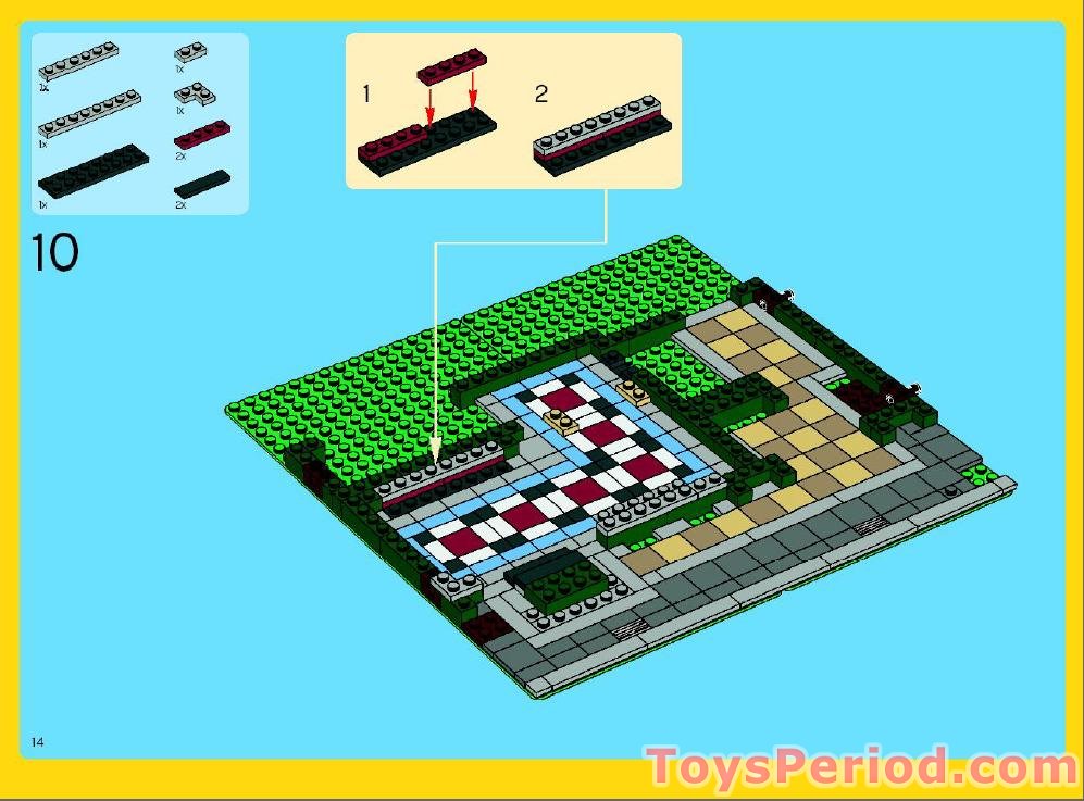 lego modular building instructions free